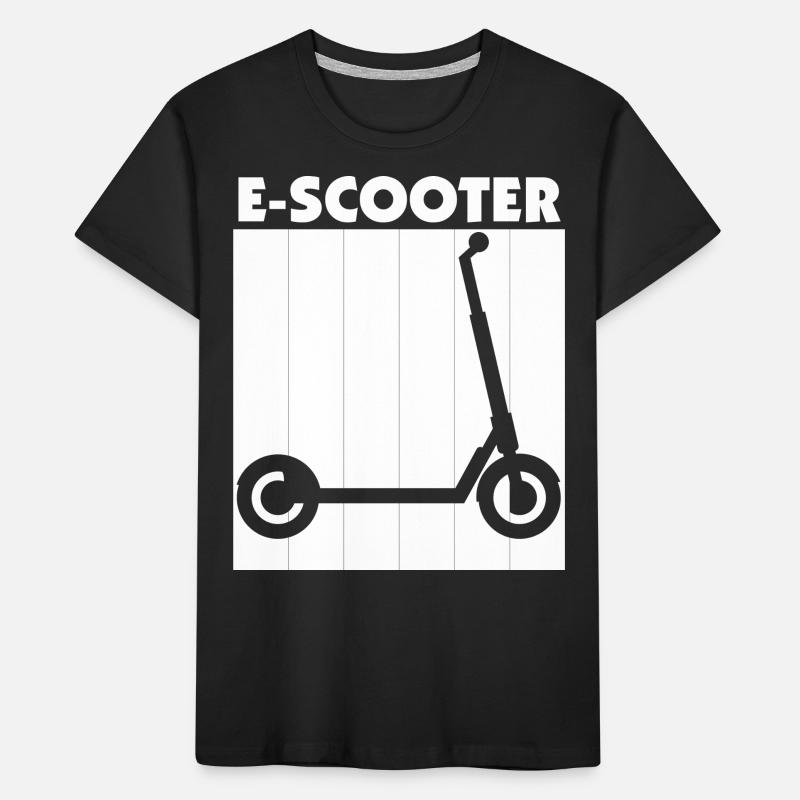 E-Scooter Roller Kinder Premium Bio T-Shirt