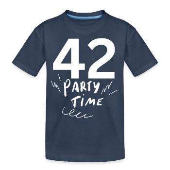 42 - T-shirt bio Premium Enfant - bleu marine - Devant