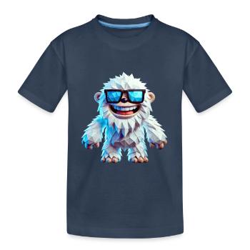 yeti cool - T-shirt bio Premium Enfant - bleu marine - Devant