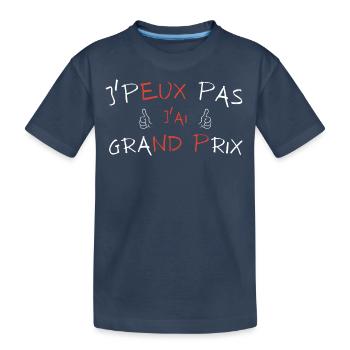 j peux pas j ai Grand prix - T-shirt bio Premium Enfant - bleu marine - Devant