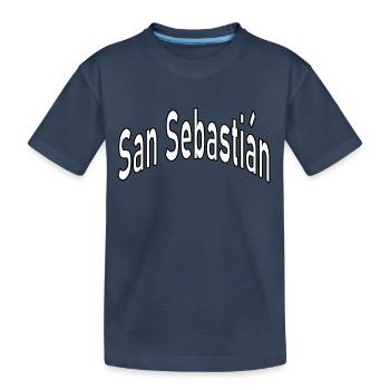 San Sebastián - Kinder Premium Bio T-Shirt - Navy - Vorne