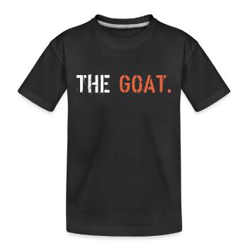 The Goat - Kids' Premium Organic T-Shirt - black - Front