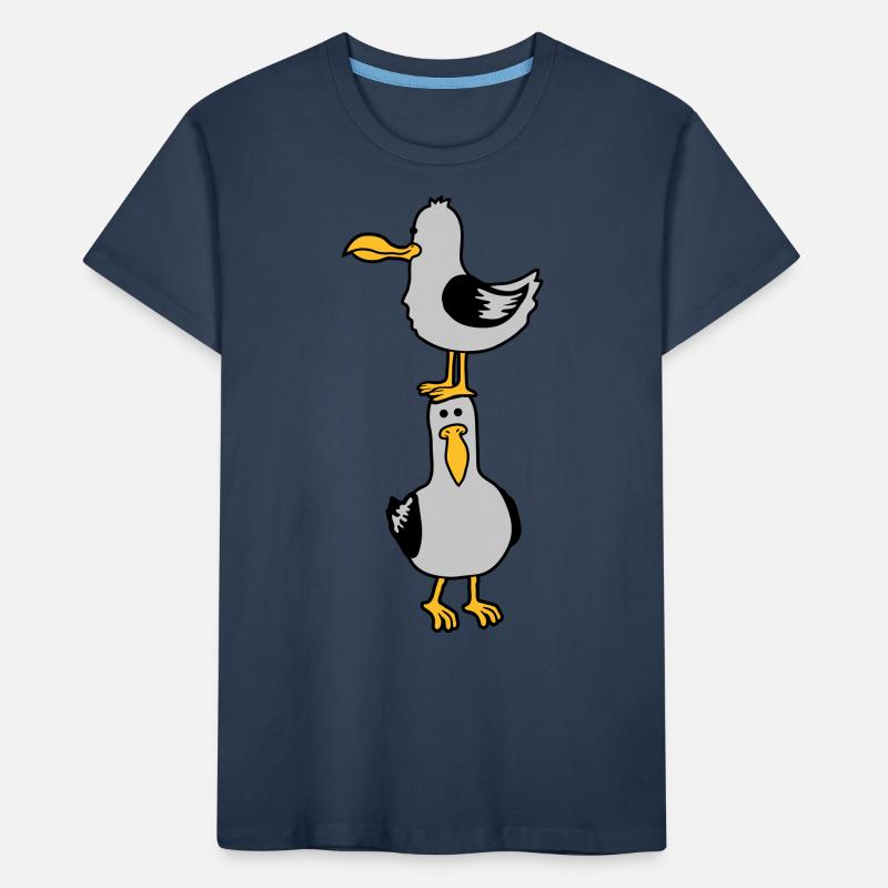 Seagulls Team 2 Amis T-shirt bio Premium Enfant