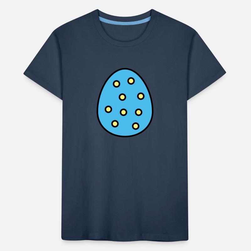 Easter egg scored Kids' Premium Organic T-Shirt
