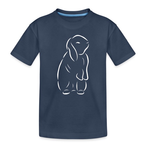 stehendes Häschen Hase Kaninchen Zwergkaninchen - Kinder Premium Bio T-Shirt