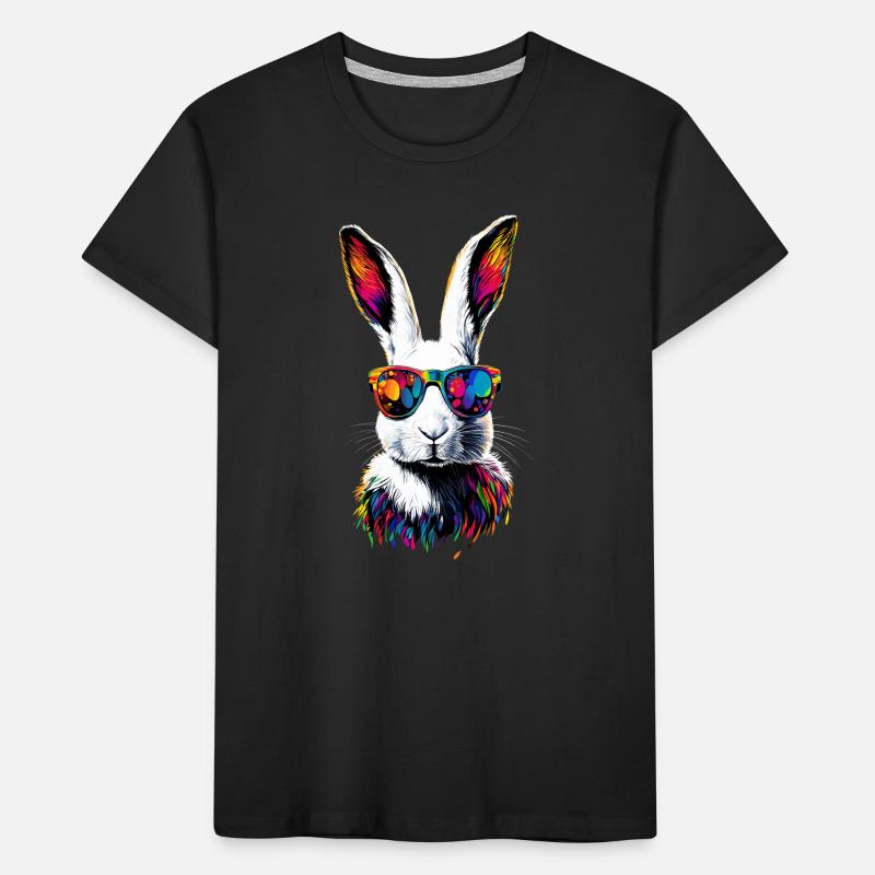 Mountain Rabbit Arctic Hare Albino Rabbit White Rabbit Kids' Premium Organic T-Shirt
