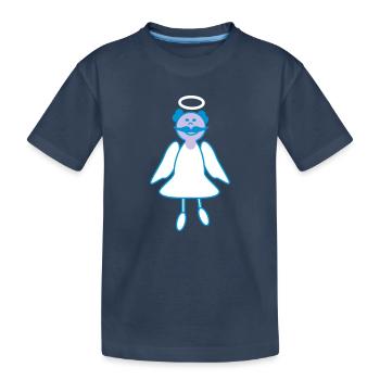 Ange gardien - T-shirt bio Premium Enfant - bleu marine - Devant