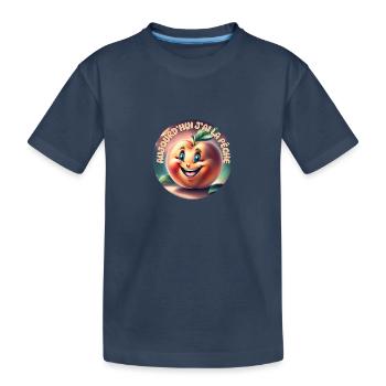 Heute bin ich in der Stimmung - Kinder Premium Bio T-Shirt - Navy - Vorne
