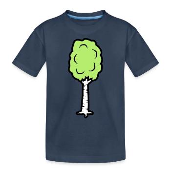 Bande dessinée Birke - T-shirt bio Premium Enfant - bleu marine - Devant