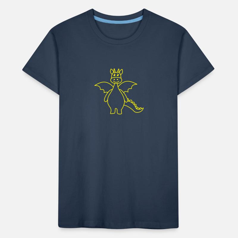 drache Kinder Premium Bio T-Shirt