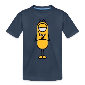 Monster - Kinder Premium Bio T-Shirt - Navy - Vorne