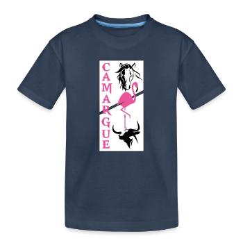Camargue - Kinder Premium Bio T-Shirt - Navy - Vorne