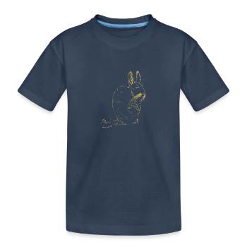 Motifs illustrés avec Viscacha - T-shirt bio Premium Enfant - bleu marine - Devant