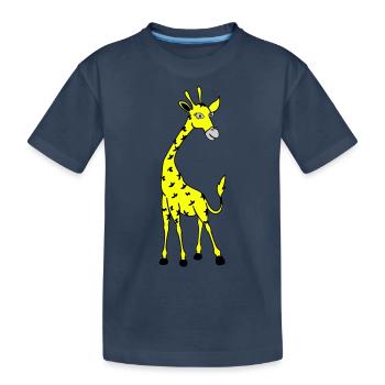 Girafe 02 - T-shirt bio Premium Enfant - bleu marine - Devant