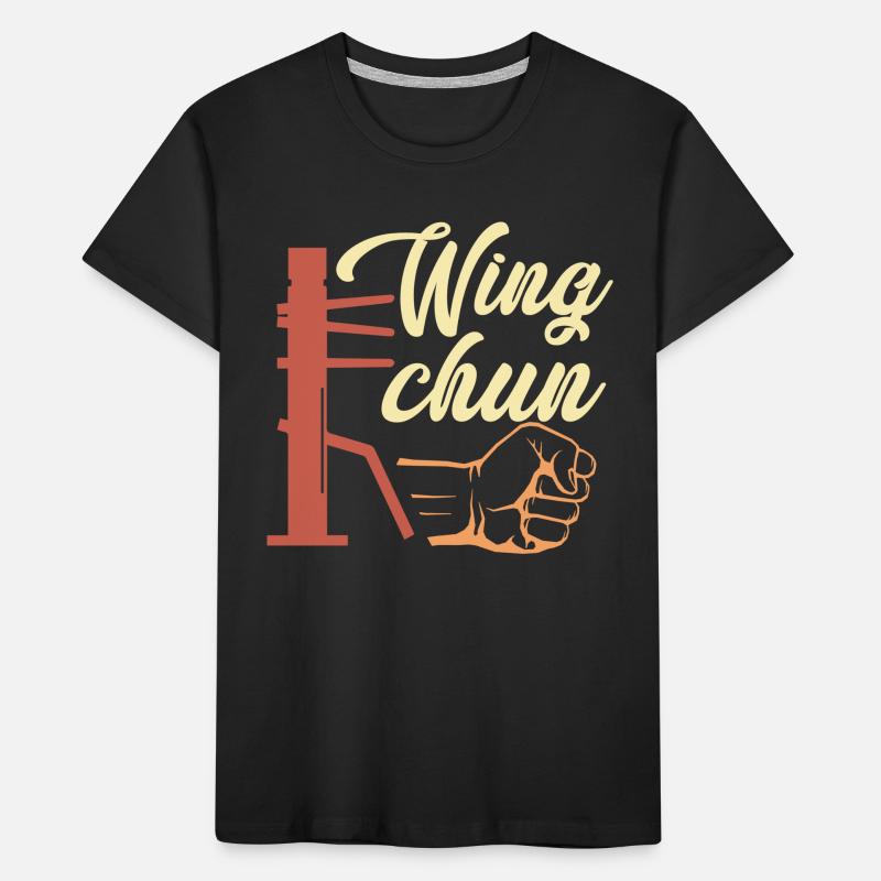 Wing Chun Geschenk Kinder Premium Bio T-Shirt