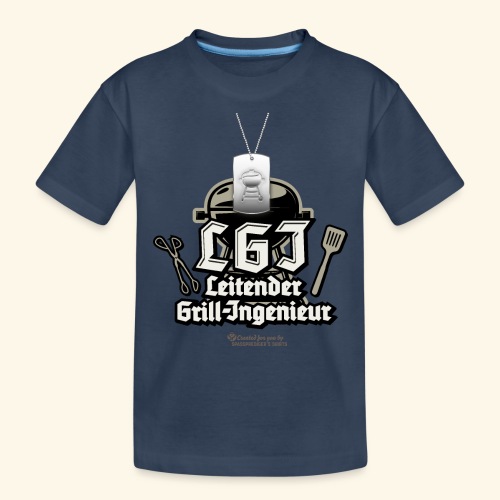 LGI Hundemarke Leitender Grill Ingenieur - Kinder Premium Bio T-Shirt