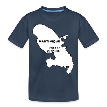 Martinique - T-shirt bio Premium Enfant - bleu marine - Devant