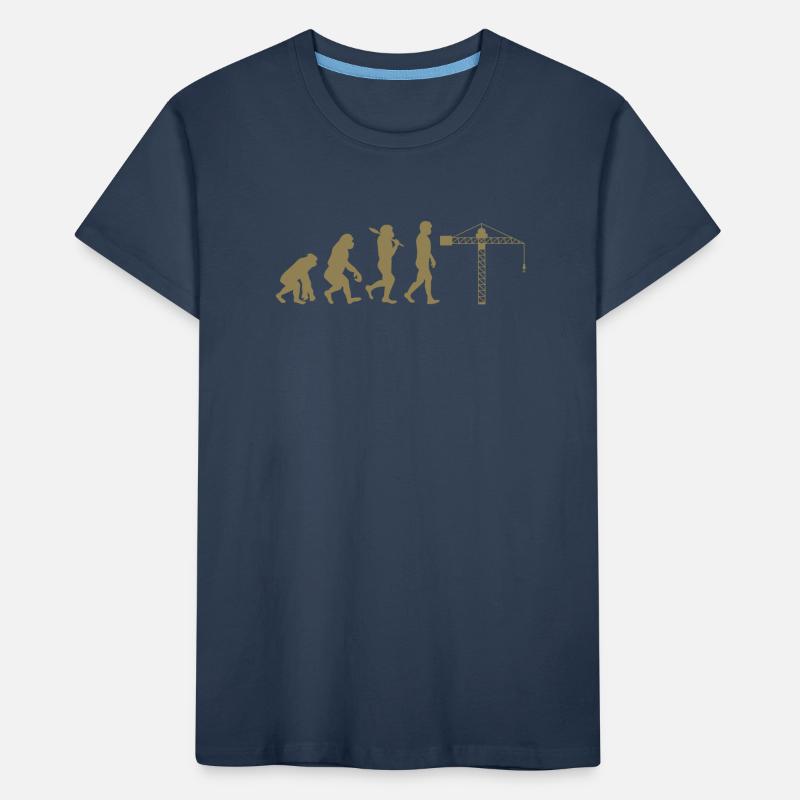 Crane operator Evolution Kids' Premium Organic T-Shirt