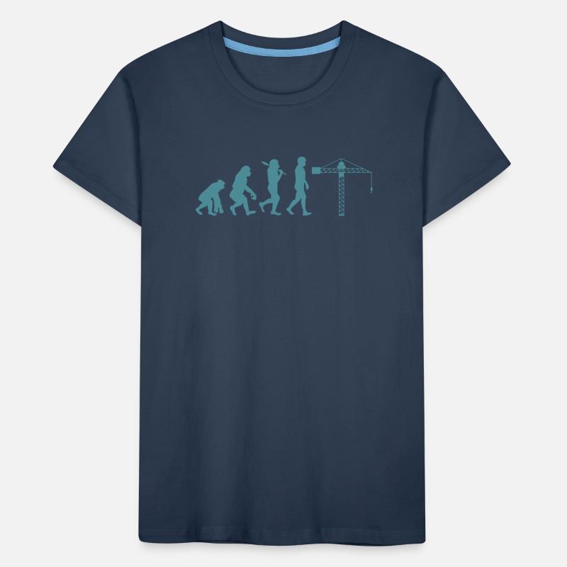 Crane operator Evolution Kids' Premium Organic T-Shirt