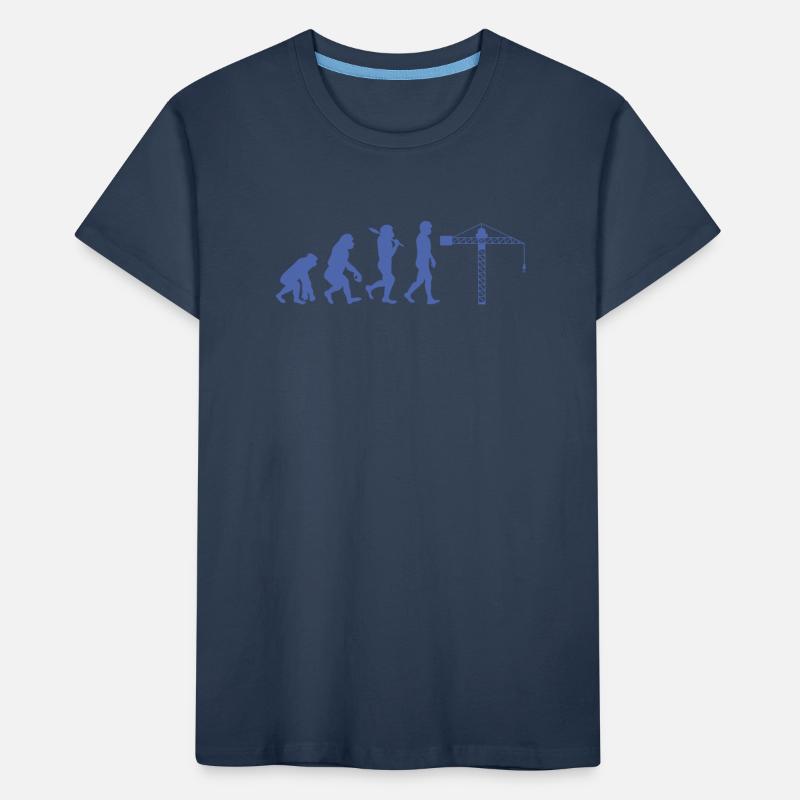 Crane operator Evolution Kids' Premium Organic T-Shirt