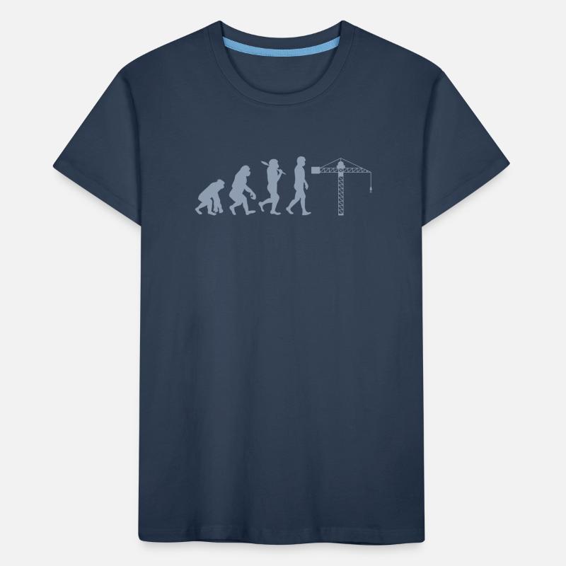 Crane operator Evolution Kids' Premium Organic T-Shirt