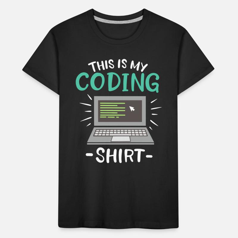 Ceci est mon codeur de chemise de codage T-shirt bio Premium Enfant