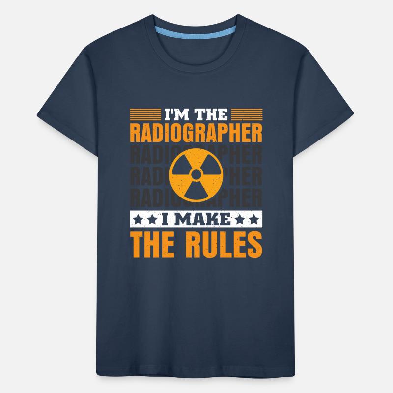 Im a radiographer because i don't mind hard work Kinder Premium Bio T-Shirt