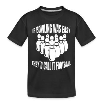 Bowling Kegelverein Bowlingverein Bowler Kegeln - T-shirt bio Premium Enfant - noir - Devant
