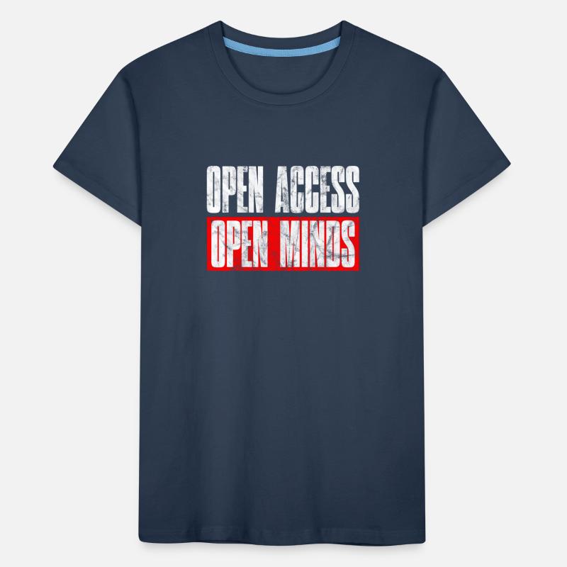 Open Access Open Mind for Hacker and Coder Kinder Premium Bio T-Shirt
