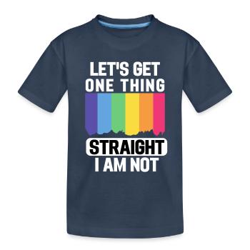 Rainbow Flag Gay Pride Cadeau drôle LBGT - T-shirt bio Premium Enfant - bleu marine - Devant