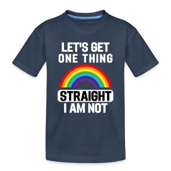 Rainbow Queer Gay Pride Month Cadeau LGBT - T-shirt bio Premium Enfant - bleu marine - Devant