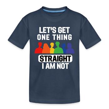 Rainbow People Gay Pride Cadeau LGBTQ - T-shirt bio Premium Enfant - bleu marine - Devant