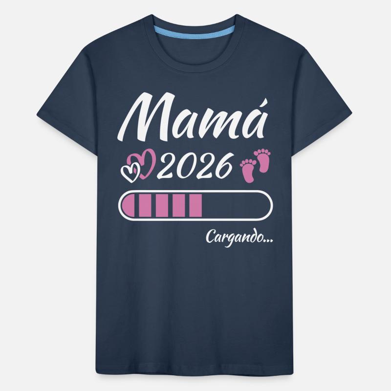 Werdende Mutter 2026 Loading Kinder Premium Bio T-Shirt