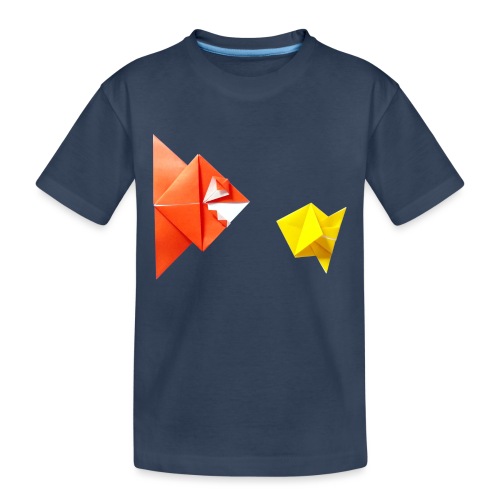 Origami Piranha and Fish - Fish - Pesce - Peixe - Kids' Premium Organic T-Shirt