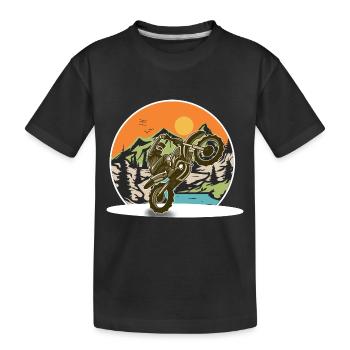 Motocross - T-shirt bio Premium Enfant - noir - Devant