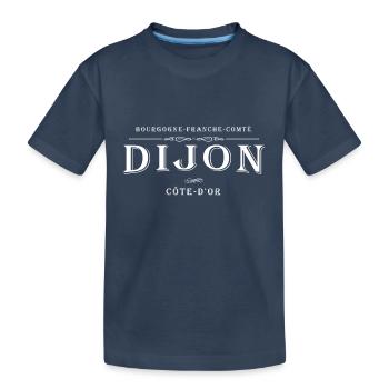 Dijon, France - T-shirt bio Premium Enfant - bleu marine - Devant