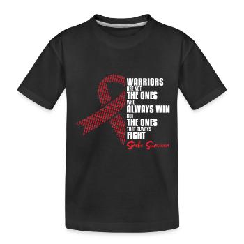always fight stroke survivor - Kinder Premium Bio T-Shirt - Schwarz - Vorne