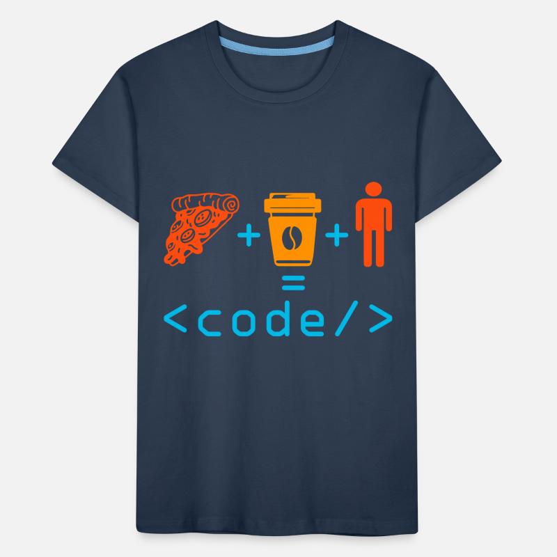 Programmierer Programmierer Computer Nerd Geek Codierung Lustig Kinder Premium Bio T-Shirt