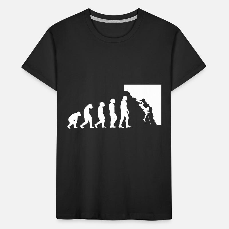 Evolution Kletterer Kinder Premium Bio T-Shirt