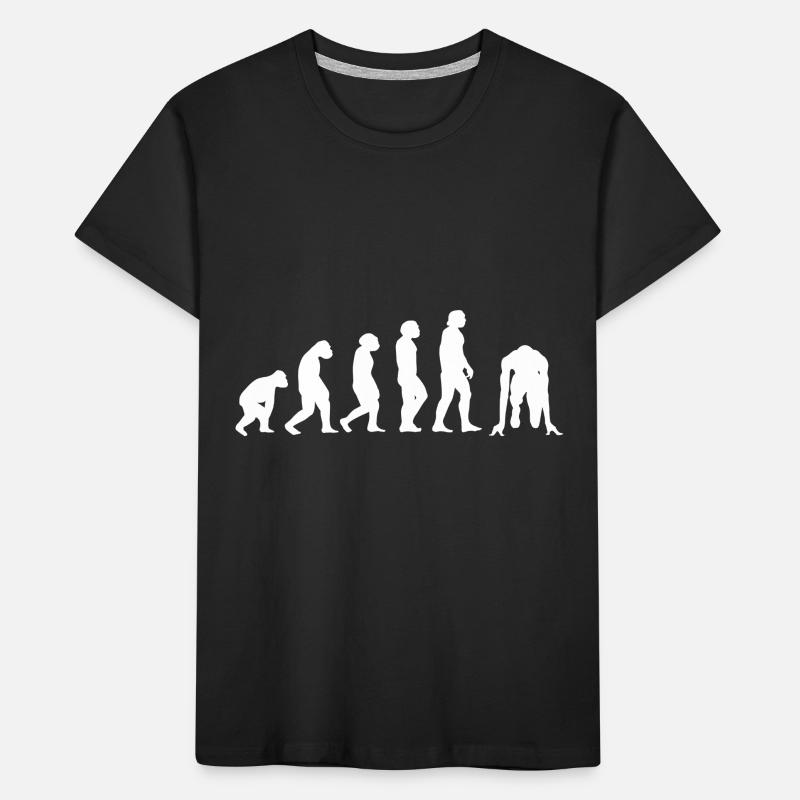 Evolution Leichtathlet Kinder Premium Bio T-Shirt