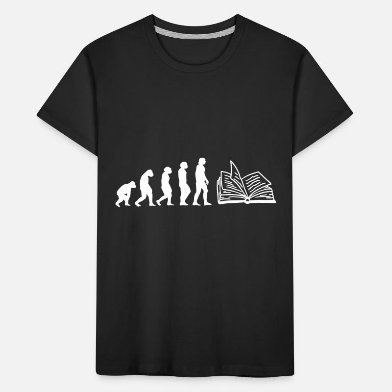 Evolution Geschichtslehrer Kinder Premium Bio T-Shirt