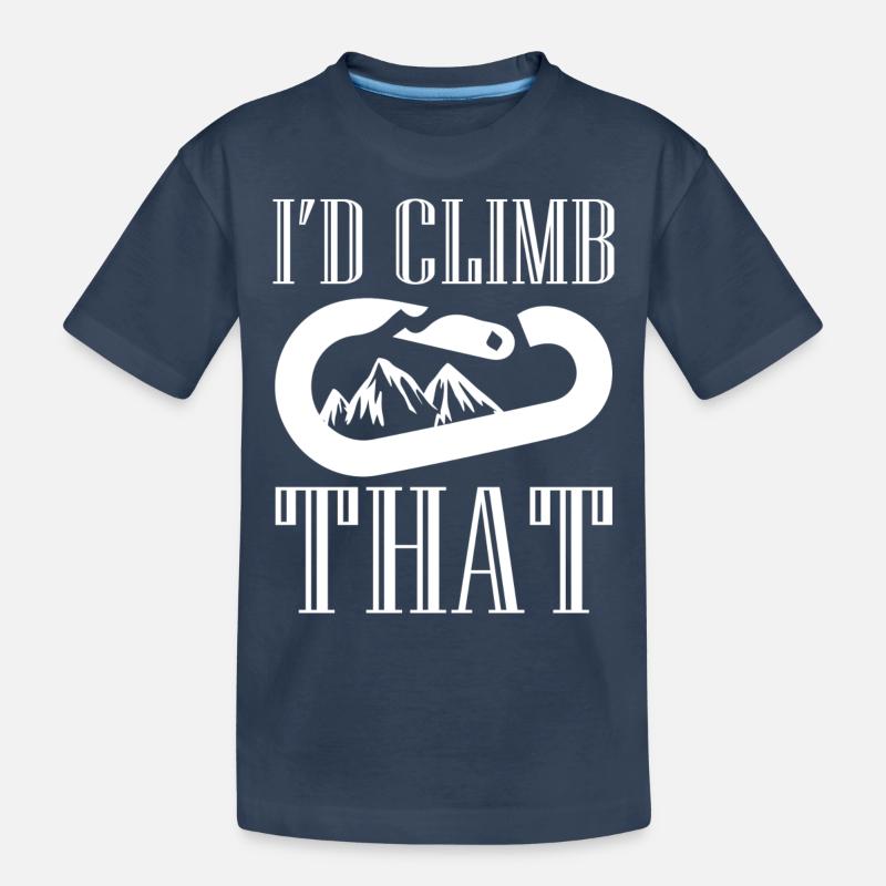 bouldering - Kinder Premium Bio T-Shirt - Navy