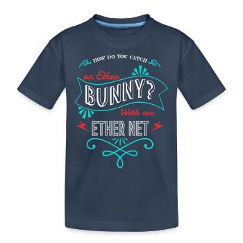 cadeau d’anniversaire crypter drôles codes blagues - T-shirt bio Premium Enfant - bleu marine - Devant