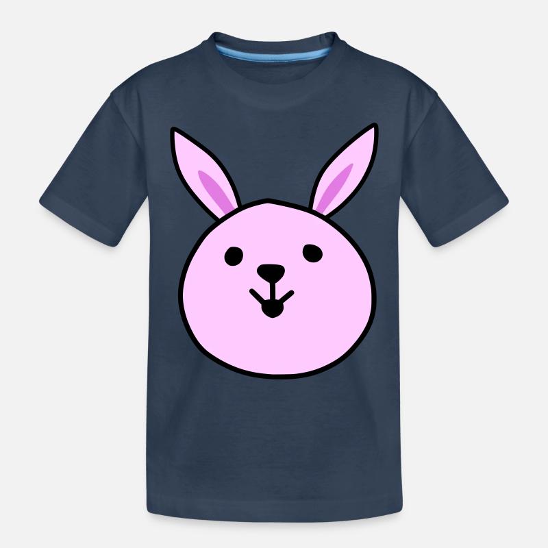 Mignon lapin rose - T-shirt bio Premium Enfant - bleu marine