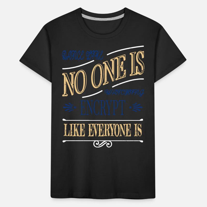 coding bday computer hacking code anonymous mask Kinder Premium Bio T-Shirt