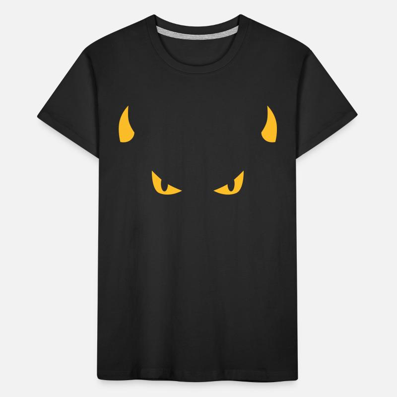 devil face T-shirt bio Premium Enfant