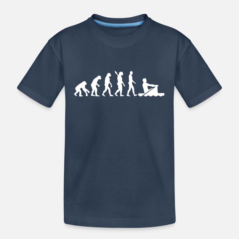 Evolution Aviron - T-shirt bio Premium Enfant - bleu marine