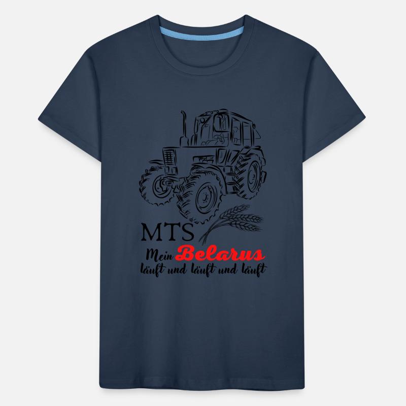 Belarus MTS / Mein Belarus läuft & Läuft. Ostalgie Kinder Premium Bio T-Shirt