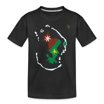 Maore (Mayotte) island of Africa - Kids' Premium Organic T-Shirt - black - Front