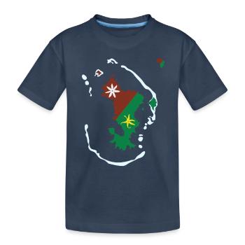 Maore (Mayotte) island of Africa - Kids' Premium Organic T-Shirt - navy - Front